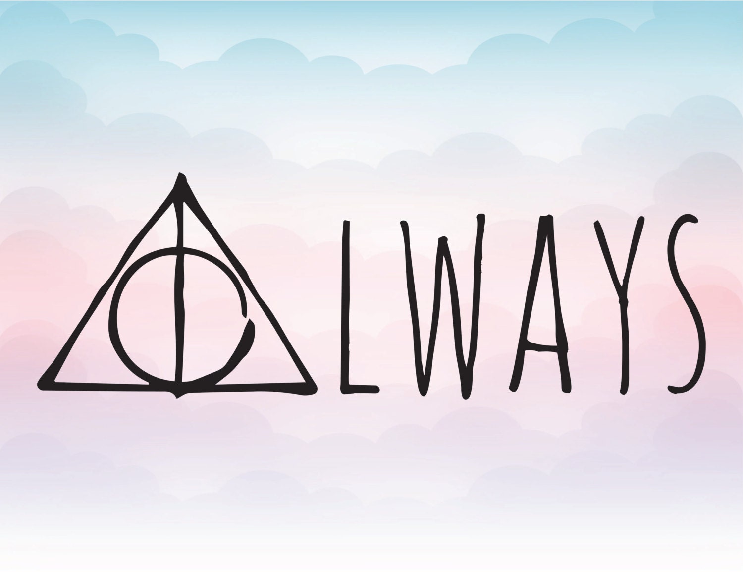 Harry Potter Always SVG EPS DXF Ai vector file for Cricut