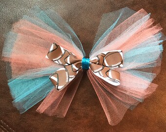 Miami Dolphins Football Bow