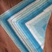 Crochet shawl pattern, Dive In Shawl, top down, Caron Cakes, easy crochet, yarn cake pattern, self striping, PDF instant download turquoise