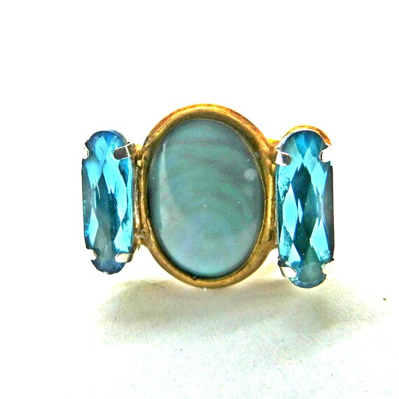 UNIQUE BLUE RING for women