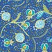 Little Azalea Collection by Dena Designs - Bird of Paradise in Dark Blue