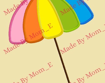 Beach Umbrella Applique