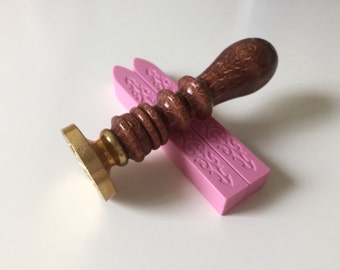 2 Pink wax seal sticks for wax seal stamp