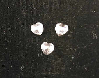 5742 Swarovski® 8mm Heart Bead - Crystal
