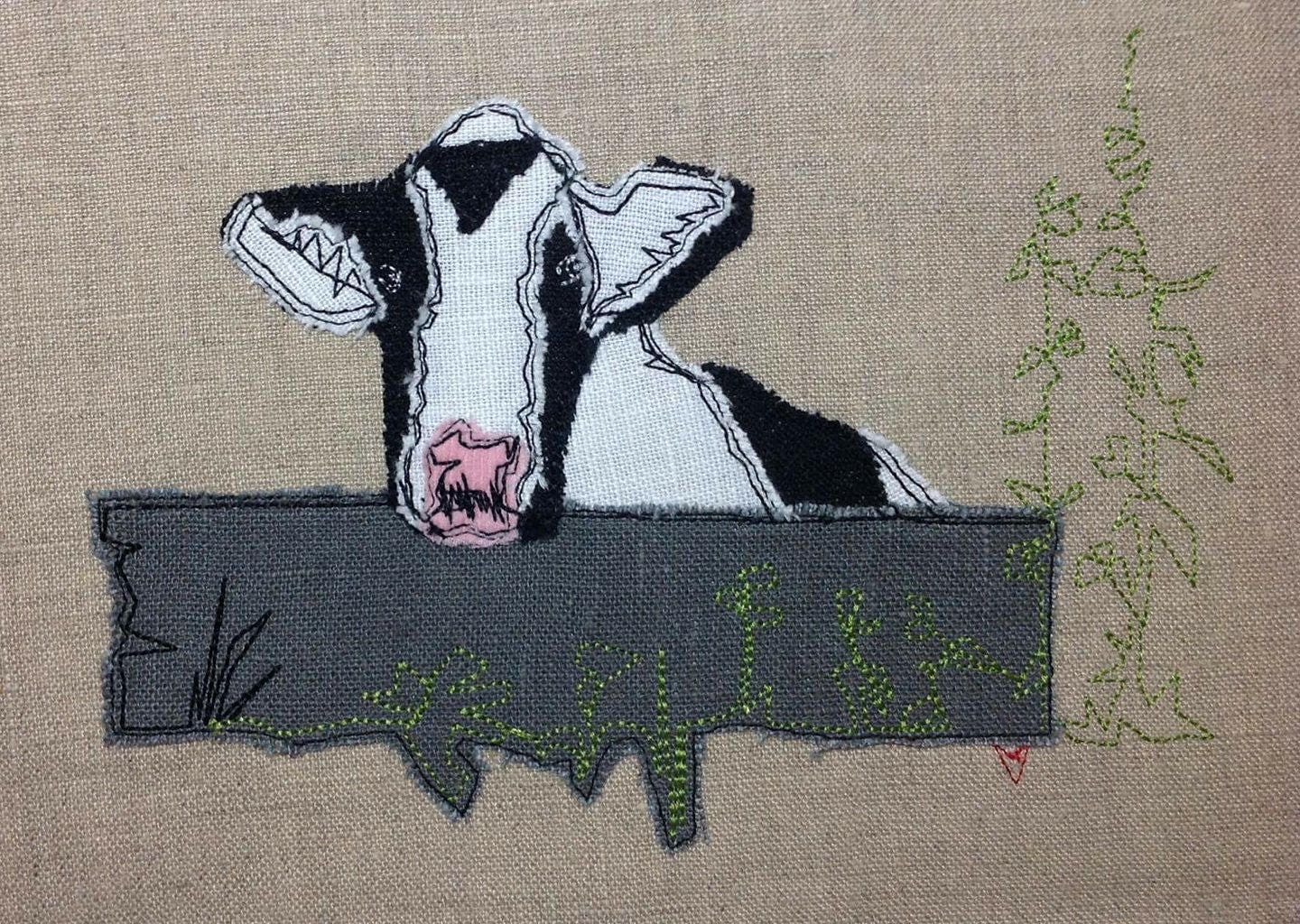 Raw Edge applique Embroidery Machine Design pattern Digital