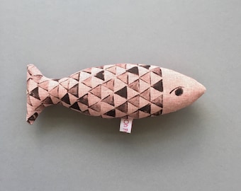 The little Fish. Handmade. Hand printed
