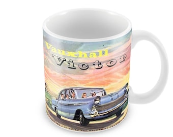 Vauxhall Victor Advert Ceramic Coffee Mug Free Personalisation