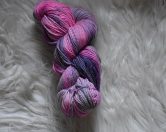 Chincoteague Pink Hand dyed, indie dyed yarn