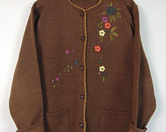 Vintage Brown Cardigan