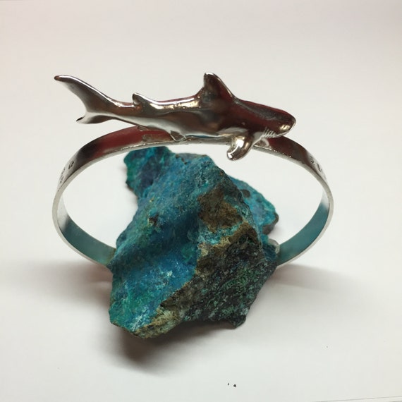 Shark bracelet, Silver Shark, Shark silver bracelet, Shark jewelry, Handmade Jewery, shark bite, shark style, shark lover, sharks jewelry