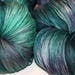 Crescent Hand Dyed Superwash Merino Wool/Polyamide Fingering Weight Yarn, Seagrass Colorway