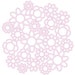 Stitched Floral Background Template Cut File .SVG .DXF .PNG