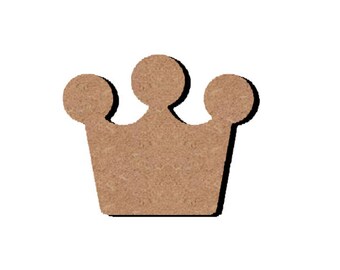 Wood - A little Princess or Prince Crown support paint or decorate