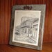 Up Cycled Salvaged Antique Roofing Slate Tile Decoupaged Bourbon Street New Orleans Picture Print Wall Hanging