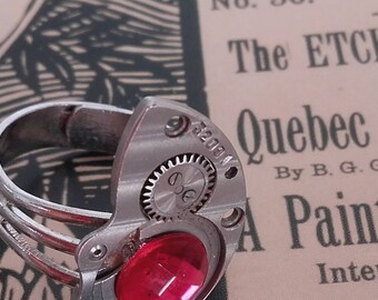 Ring creation vintage timepiece