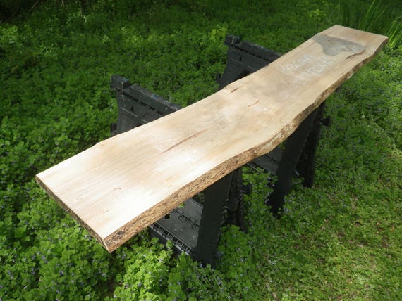 Unfinished Pecan Wood Slab Save Money with Elbow Grease or