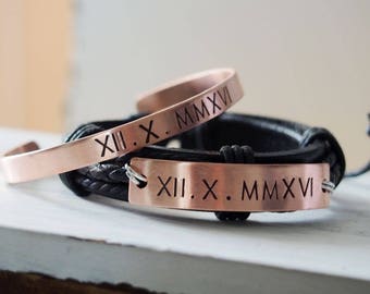Couples bracelets, personalized couples bracelets, custom couples bracelet, anniversary gift boyfriend girlfriend, Valentien gift for him