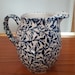 Vintage Water Pitcher in Blue and White, Price & Kensington Potteries. Made in England. C.