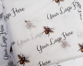 Custom Printed Tissue Wrapping Paper, Your Logo, Name and Message, Wrapping Paper Packaging, Personalised Tissue Wrapping, Print On