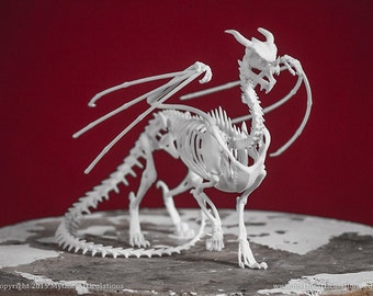 Dragon Skeleton 3D Print Taxidermy Sculpture