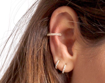 Small hoop earrings - huggie hoops earrings - hoop earrings - Dainty hoops - Tiny hoops - Thin hoops - Minimalist earrings - Minimal jewelry