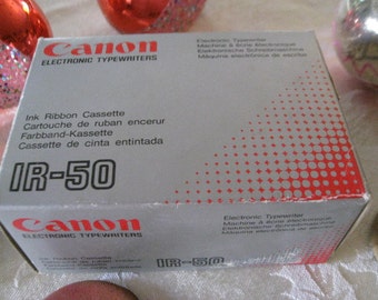 1970s-80s Electric Typewriter RIBBON, canon typewriter ribbon, electric typewriter ribbon, cannon typewriter ribbon, black typewriter ribbon