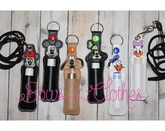 Diz Lip Balm Holders in the hoop design digital instant download