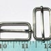 5 Pcs 1-1/4" Wire Form Nickel Slides, 1-1/4" x 5/8" x 3.75mm bag making slides , Metal slides, Metal wire-formed slides - M005