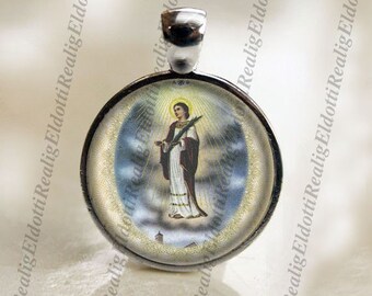 Saint Emerentiana - Religious Christian Catholic Medal Pendant Charm
