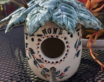 Turquoise Bird House