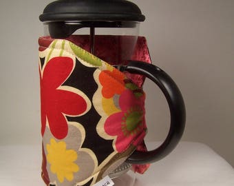 French Press Cozie, Insulated Coffee Pot Cozy, Bodum 8 Cup Press Pot Cosy, Hot Pot Sleeve Cozie