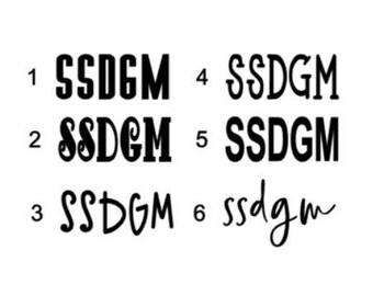 SSDGM Decal | Murderino Vinyl Decal , Vinyl Decal, My favorite Murder podcast... Stay Sexy Don't Get Murdered Murderino
