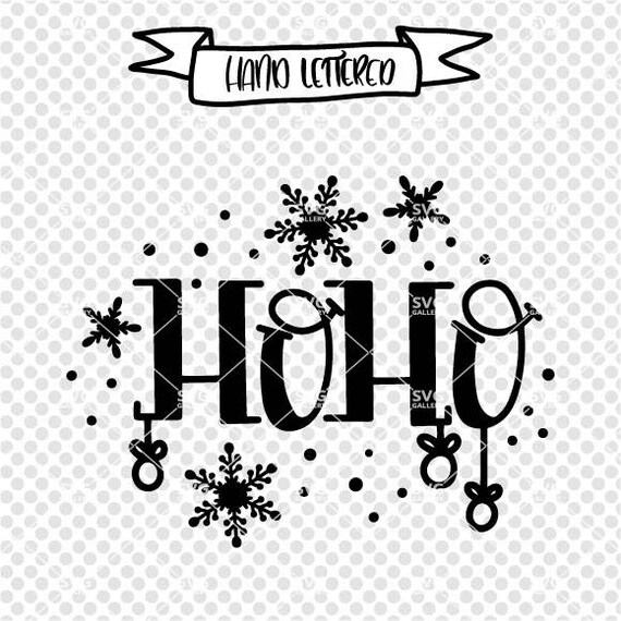 Download Ho ho SVG Christmas SVG Digital cut file winter svg Santa