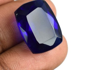 17.05 Ct. Cushion Cut Brazilian Blue Topaz Loose High Quality Gemstone