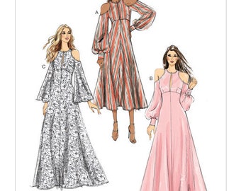 Dress sewing pattern Vogue CustomFit V9296
