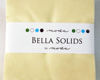 Moda Bella Solids SNOW Charm Pack- (42) 5 inch