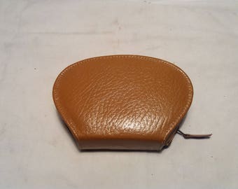 Vintage 1970's Male Shaving Kit in Brown Leather Case - NEW
