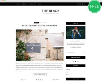 ZBlack Lite - A Responsive WordPress blog theme.