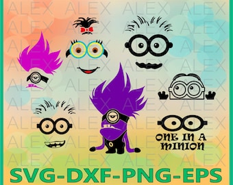70% OFF, Minions faces SVG, Minions SVG, Despicable me Svg, Minions cut files, Minions Svg, Dxf, Eps, Png files, Minions Clipart