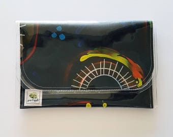 Solar #1 Small Art Clutch Purse OOAK