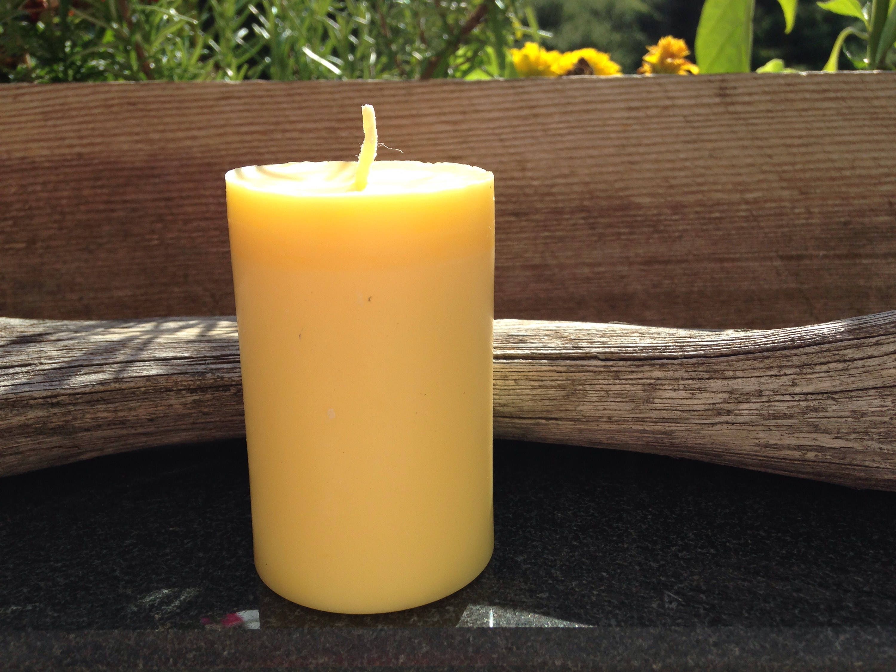 Beeswax and coconut oil candle made to order small size is 2