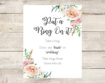 Ring Game Rules Bridal Shower Ring Game Rules Bridal Shower