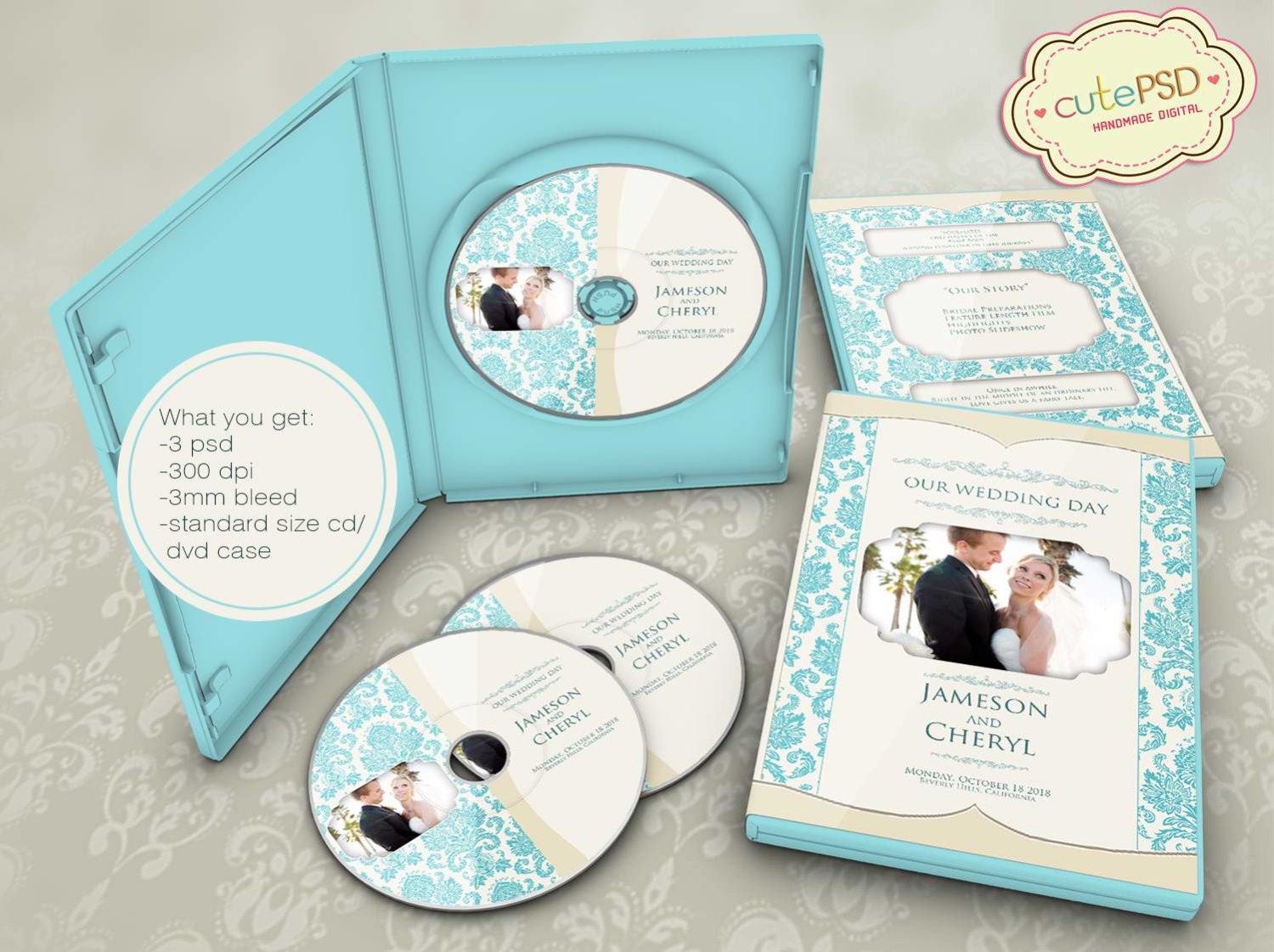 indian wedding dvd cover template psd free download