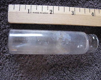 Antique Vintage Bottle 4" Clear Glass CL19-2