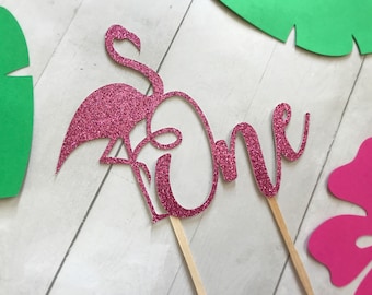 Flamingo Cake Topper, Flamingo One Cake Topper, Flamingo Party