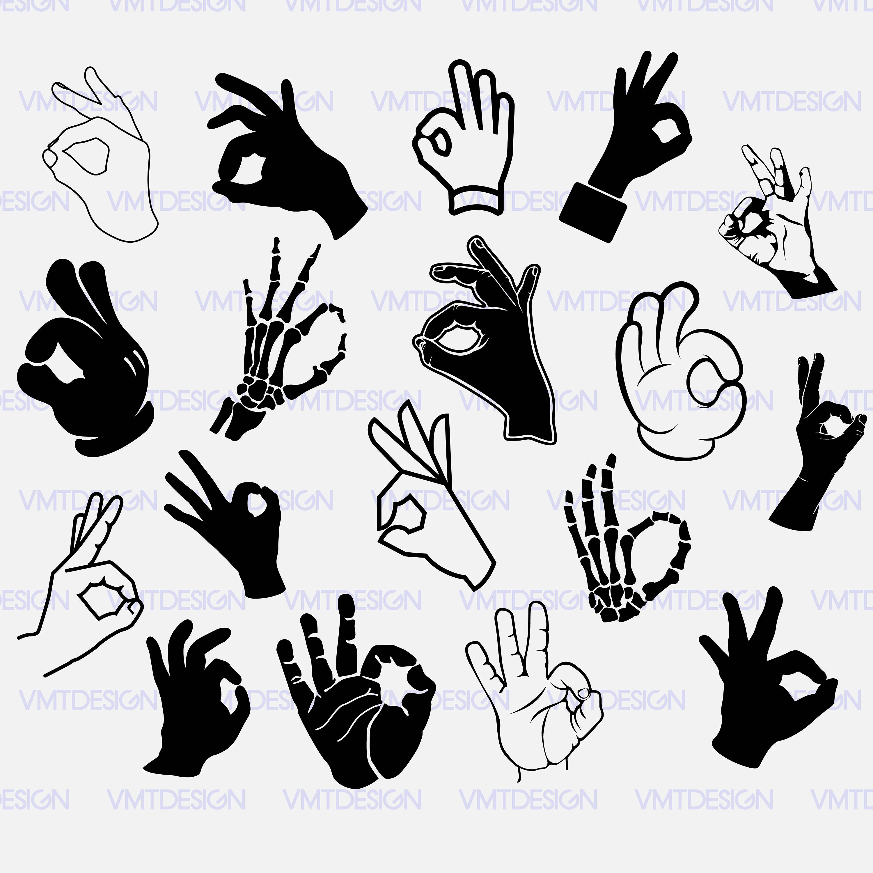 Ok hand svg Ok hand sign svg Ok hand sign clipart Ok