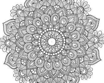 mandala color page coloring page printable mandala large jpeg