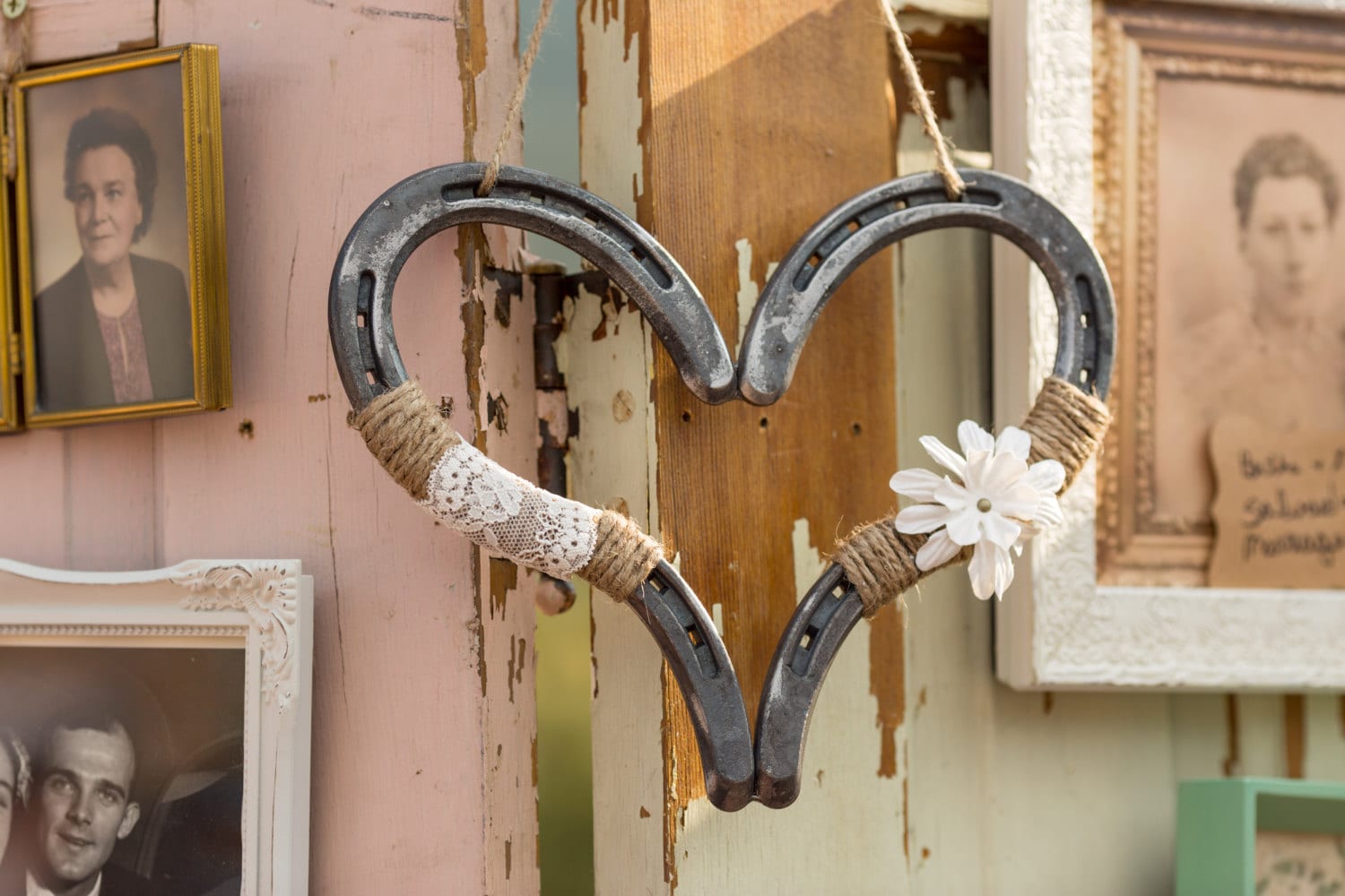 Horseshoe Heart Rustic Wedding Decor Barn Horseshoe Heart Rustic Wedding Decor Barn