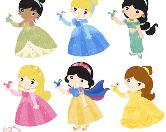 Princess in the Tower Clip Art Set