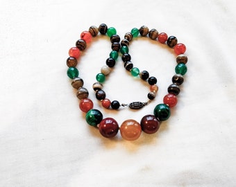 Victorian Era Scottish Agate necklace